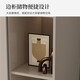 Feimuda wardrobe bedroom simple modern minimalist two-door light luxury style installation-free storage solid wood storage cabinet customization 1.2 meters three-door main cabinet