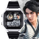 
Jianlai watch peripheral Chen Ping An Ning Yao Qi Jingchun watch waterproof electronic watch small square alarm clock chronograph [Stylish silver black] D11976 electronic watch [Imported movement + super long standby] Gift box