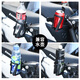 Qiangchen battery motorcycle special bumper guard water cup holder electric bicycle water bottle holder bicycle riding motorcycle cup holder without base black