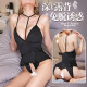 Dutrieux Sexy Deep V Pure Sexy ropa interior Sling Falda Abstinencia Temptación Perspectiva Ropa para el hogar gratis 9930 Gray Todo Tamaño