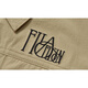 Fila Modemarke Elastic Tool Revers modisches Kleid mit kurzärärmern