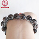 Cool Dixiang collects natural Brazilian black hair crystal bracelet clear and smooth hair black crystal hair titanium crystal men and women zodiac year bracelet 9227 black hair crystal