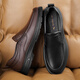 Red Dragonfly Chino Día de San Valentín Regalo Un pie Sobre Soft Sole Casco de cuero informal zapatos de papá de mediana edad Wta333107 Negro 40