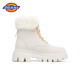 Dickies women's snow boots women's boots plus velvet Martin boots thickened warm cotton boots high top casual boots Beige 39