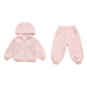
G.DUCKKIDS Little Yellow Duck Girls Autumn Sports Set 2025 New Children's Cardigan Sweater Two-Piece Set Girls Baby Clothes Pink 100 Recommended 2~3 years old [90-100cm]cm