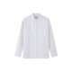 MUJI Women's Cotton Washed Oxford Button Collar Long Sleeve Shirt Women's Shirt Jacket Tops 25 Fall New Product Saxon Blue Stripe S (155/80A)