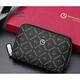 Jinlilai Neue Marke Printed Card Bag Herren Capacity Card Clip Light Luxury Mod Card Bag Herren Bank Card Bag Black