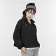阿迪达斯 （adidas）女款休闲运动夹克宽松梭织F风连帽外套HE7953官方旗舰正品 HE7953黑黄笑脸 M