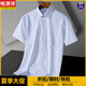 Hengyuanxiang pure cotton free ironing label shirt business thin fashion short sleeve men casual breathable new versatile shirt trend DX6624 43
