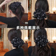 Chimera (CHIMERA) butterfly streamer hairpin showing hair volume, lazy hair grabber at the back of the head, half-tied ponytail hairpin hairpin girl birthday gift