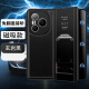 德曼尼 DAYMONY荣耀power手机壳磁吸翻盖式保护套honor系列素皮新款全包防摔权力商务高级感外壳男女款 玄岩黑（素皮磁吸 免翻盖接听）+膜 荣耀power