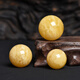 Pangdonglai quality natural beeswax bracelet fidelity raw ore Russian material beeswax large round bead single bead Vajra Bodhi monkey approximately 16.6mm [No. 1478] with certificate