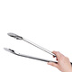 Black Ling 304 stainless steel food tongs spicy hotpot tongs 40cm hotel tableware steak barbecue tongs barbecue tongs bread tongs 40cm stainless steel extended food tongs