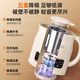 Yangzi (YANGZI) machine à briser les murs machine à lait de soja entièrement automatique multifonctionnelle sans cuisson sans filtre ménage petit 5-6 personnes 2025 nouvelle machine de cuisson de chauffage de grain machine de nourriture supplémentaire rendez-vous en appuyant sur Haoyuebai star même style + rendez-vous 12H + lame en acier inoxydable 1,2L