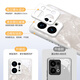 
Luomu is suitable for opporeno14 new mobile phone case reno13 glass case reno12 full-inclusive lens 11 simple ins style 10pro ten light luxury women 9 with bracelet 8 anti-fall pro+ glass case [Porcelain white feather frangipani][A16855] OPPO Reno14