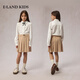 E LAND KIDS children's clothing girls bow shirt ivory white 150
