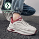 
Woodpecker Daddy Men's Shoes Summer New Mesh Breathable Thick Sole Heightening Casual Shoes Men's Sports and Evergrande Trendy Shoes Men's White 42