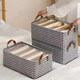 Houndstooth storage box large size hard board pants storage box jeans sweater storage artifact women's handbag non-woven fabric-houndstooth one pack