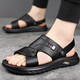 [Venta directa en la fábrica] Sandalias Verano para hombres Nuevos sandalias de desgaste de cuero genuino de cuero genuino