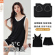 Modal nightgown for women in summer 2025 new model plus size plus size with chest pad thin ice silk vest suspender shorts FY-9856 M [80-100Jin [Jin equals 0.5 kg]]
