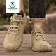 Woodpecker Brand printemps et été 2025 Nouveaux chaussures de travail décontractées sportives pour le site de construction de l'usure non glisser pour hommes chaussures de travail de travail gris 40