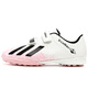 Cyubc Ronaldo Messi 2025 Neue Kinderfußballschuhe für Schüler Jungen Falcon TF gebrochene Nägel Klettverwalter Frauen Trainingschuhe 6199 Weiß und Blau gebrochene Nägel Klettverschluss kaufen Sie ein Paar fünf 29