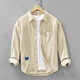 Teenage Semier Shirt à manches longues Men de coton à manches à manches de la marque de coton à manches pour hommes