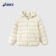 Vêtements pour enfants Asics 25 ans d'hiver pour enfants doux et confort à trois defense légère réchauffée de veste [charge élevée] lait blanche Propreté 1000-Duck Down 175 Charge de remplissage 117,3 g