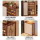 Small craftsman material shoe rack door multi-layer home simple dormitory storage shoe cabinet storage shoe rack five layers 50