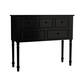 Gabinete de Yonghuan Cofre de gabinete Gabinete Gabinete de la sala de estar pared de la sala del gabinete pequeño gabinete de comedor negro 13586