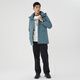 Xue Zhongfei [Off-season clearance] Hot fashion warmth and cold casual and versatile warm down men's down jacket for women duck down deep steel blue 5087-833 XL /180
