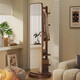 Millennium Washington Rotary Dressing Mirror Home bodenstehe Mirror Schlafzimmer Ganzkörper Spiegel Multifunktionskleidung Kleiderbügel integrierter anpassender Spiegel Quadrat Hu Tao