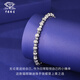 Chinese jewelry cat's eye bouncy bead platinum bracelet PT950 platinum bracelet jewelry Chinese Valentine's Day birthday gift for girlfriend Cat's eye bouncy bead bracelet gold weight about 8.1g