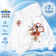 2025 New Summer Sun Protection Clothing Ao Bing Nezha 2: The Devil Boy Naohai Boys and Children Handsome Hooded Skin Clothes Front and Back Printed Pink-218 130