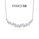 Fanci Fan Qi Wisteria Smile Necklace Female Silver Flower Clavicle Necklace Female Birthday Gift for Girlfriend