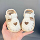Ji Zhenfei summer baby toddler shoes infant girls sandals 0-1 years old 5-15 months soft-soled princess shoes, inner length 12cm, about 10-13 months