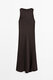 
Massimo Dutti autumn new product 2025 women's old-fashioned style exquisite light luxury long satin halter neck dress 06685530 Chocolate S (CN 170/88A)