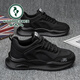 
Woodpecker Daddy Men's Shoes Summer New Mesh Breathable Thick Sole Heightening Casual Shoes Men's Sports and Evergrande Trendy Shoes Men's White 42