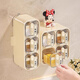 Home Story (KATEI STORY) Japan's 2025 new seasoning box suction cup wall-mounted seasoning jar kitchen seasoning storage box moisture-proof salt jar upgraded milk silver three-compartment suction cup removable