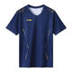 Li Ning 19902025 new badminton uniform for children 8 to 12 years old table tennis quick-drying breathable men's and women's sports competition customization FKYP-navy blue sports T-shirt 140 children's code