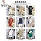 Woodpecker (Tucano) Freizeitanzug Herren Sommer Trendy Ice Seide Sport kurzärmelige Shorts Herrenanzug ein Set mit gutaussehenden Teenagern-Kleidern 10909-dt681 m weißer Anzug L 175 (Empfohlen 120 ~ 145jin [Jin gleich 0,5 kg]))