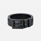 Montblanc MONTBLANC Men's Square Pin Buckle Black Blue Belt 35mm 131188 New Year Gift