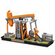 TKHE EXPLOITATION DE L'huile de puits d'huile Pompe d'huile Blocons de construction 17087 Boy Power Group Creative Linkage Ornements de bureau