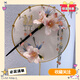 Shantou Lincun New Chinese Style Headwear Engagement Bride Cheongsam Morning Robe Hanfu Super Fairy Hairpin Classical Wedding Ethnic Style Hairpin + Hairpin + Ear Clip Earrings Pink Style