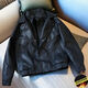 秋冬季加绒保暖皮衣男士休闲外套2024新款潮牌痞帅假两件皮夹克 黑色加绒 2XL 2XL建议120-140斤