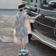 Hualin Fashion Summer Children's Flower Shirt Handsome Junge kurzärmelig trendy Hongkong Stil Modem Modeshirt 6626 Farbe Hemd Single Piece 170