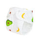 La couche de gaze en coton pure n'est pas étanche et la couche intégrée peut être lavée et un cycle d'urine respirant peut être rembourré de couches [7A antibactériennes] 5 packs, code M de couleur aléatoire [Recommandé 8-15 Jin [Jin est égal à 0,5 kg] bébé]