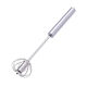 Stainless steel egg whisk egg whisk manual household cream whipping semi-automatic egg mixer kitchen baking press and rotate * reduce wrist pressure - large size 1