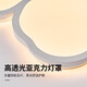 Mingjiangfeng Salon Light Cloud Cloud plafonnier Light Crème Style Guangdong Zhongshan Lampe Modern Simple Amosphérique Chambre entière House Paquet CY6628-1090 TMALL ELF (blanc)