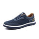LISER men's shoes for summer soft sole breathable outdoor mesh shoes fashionable sports casual shoes driving air conditioning shoes blue (9209) 38 (standard leather shoe size)